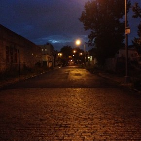 View of 2nd street in Gowanus, Brooklyn